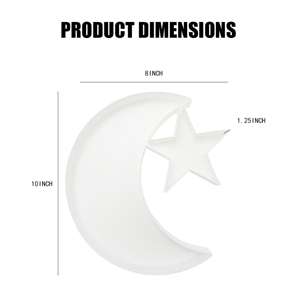 3D print Moon Shaped Food Tray Sweet Container