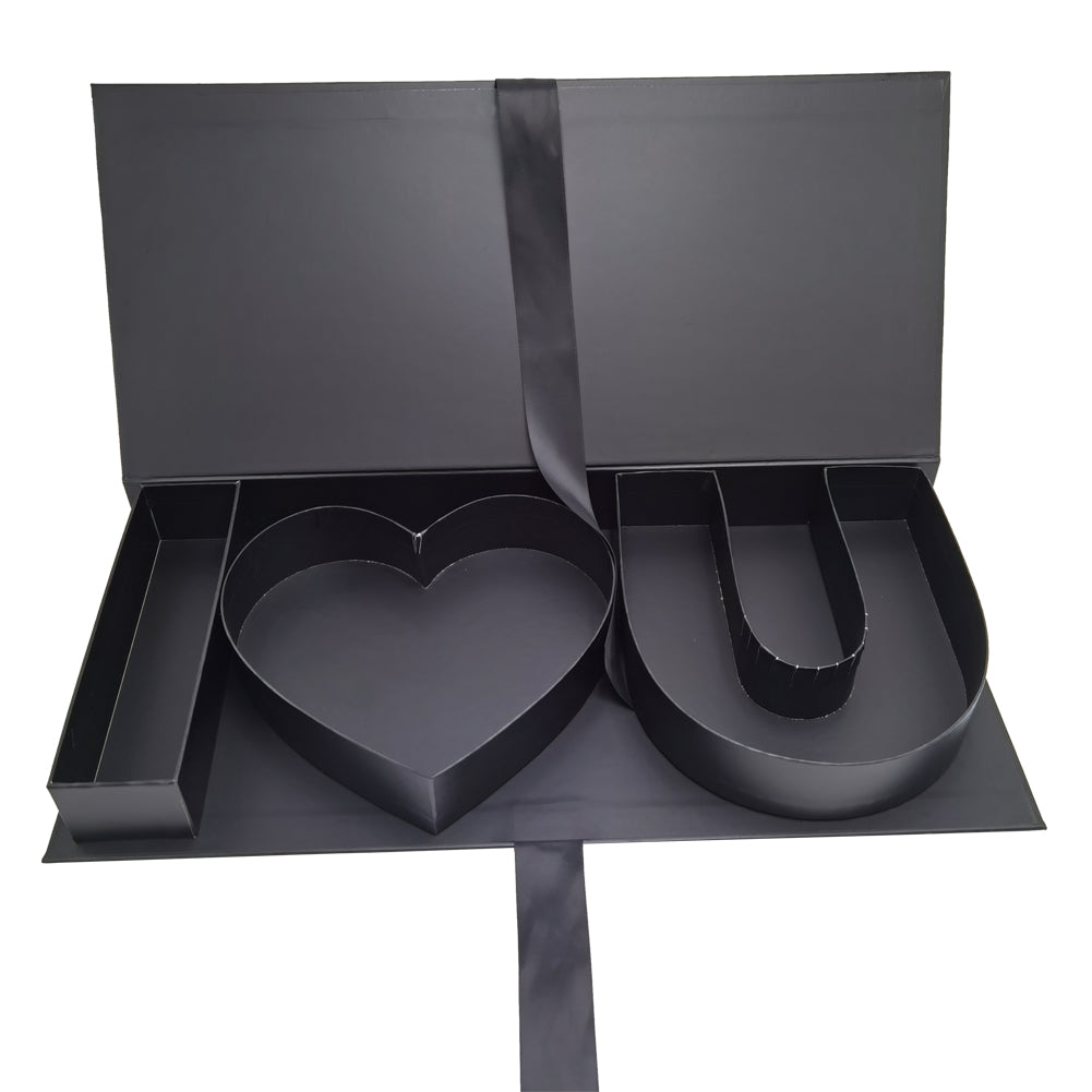Empty I LOVE U Fillable Letter Cardboard Gift Box