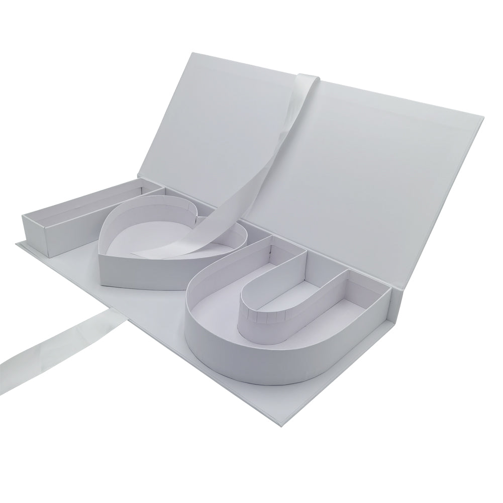 Empty I LOVE U Fillable Letter Cardboard Gift Box