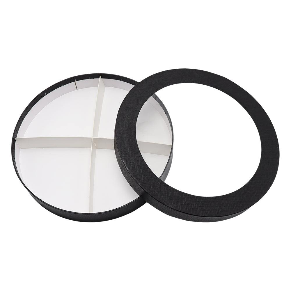 12.5inch Circle Round Shaped Gift Box for Charcuterie Large