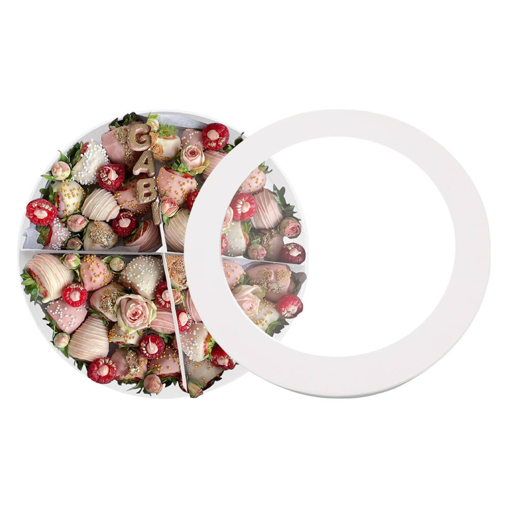 12.5inch Circle Round Shaped Gift Box for Charcuterie Large