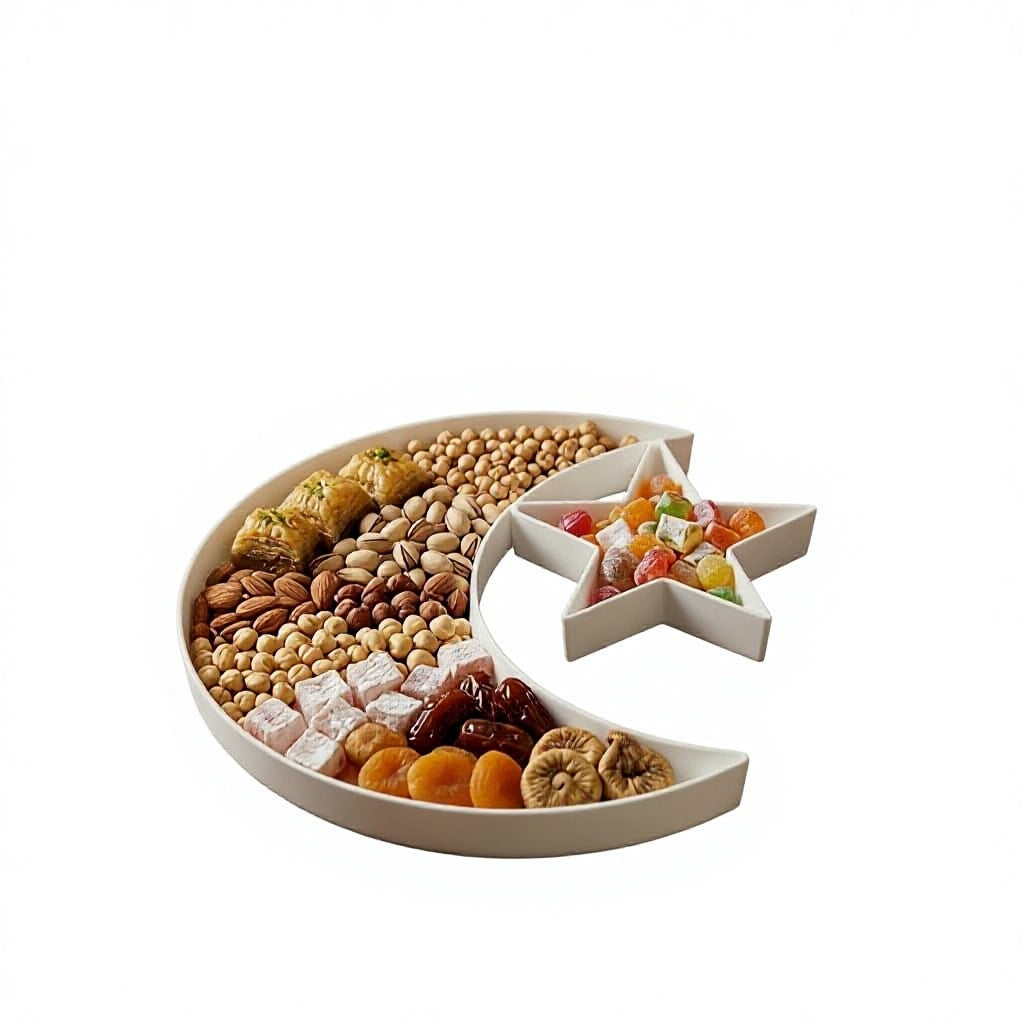 3D print Moon Shaped Food Tray Sweet Container